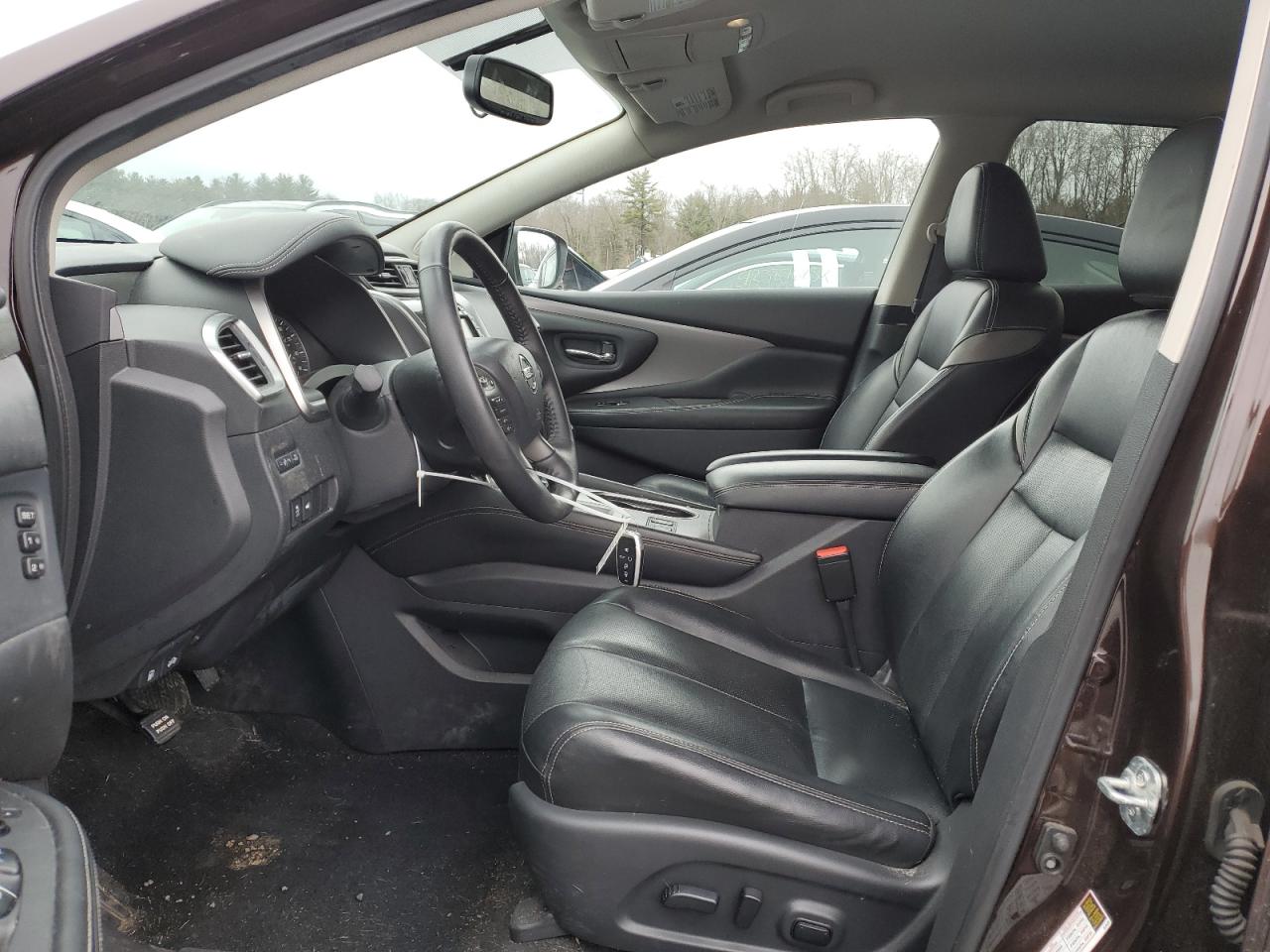 2019 Nissan Murano VIN 5N1AZ2MS0KN152413 Copart auction photo, undercarriage / front end damage thumbnail 7