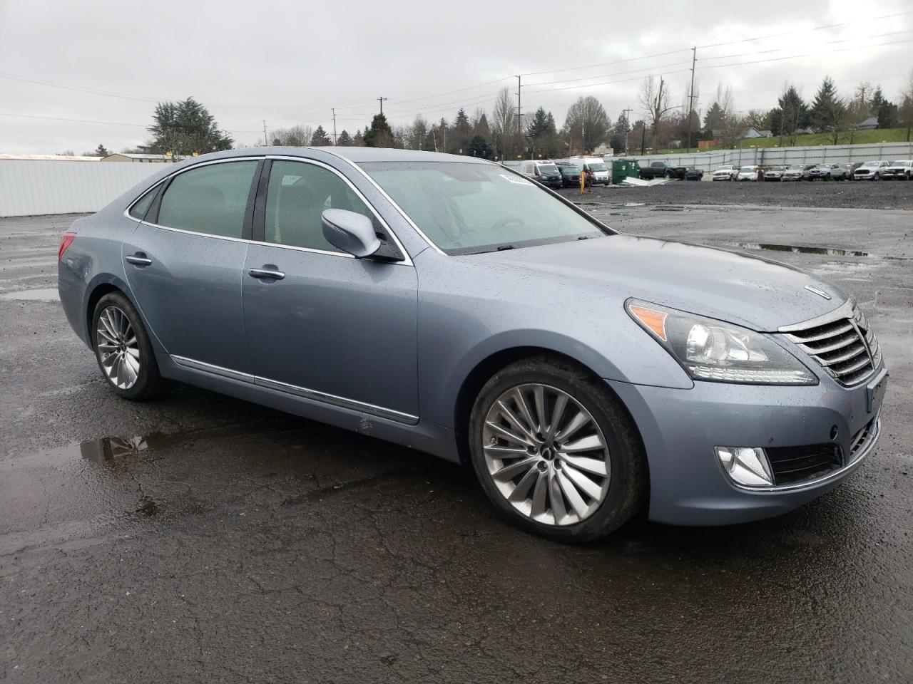 2014 Hyundai Equus VIN KMHGH4JH4EU083267 Copart auction photo, mechanical damage thumbnail 4