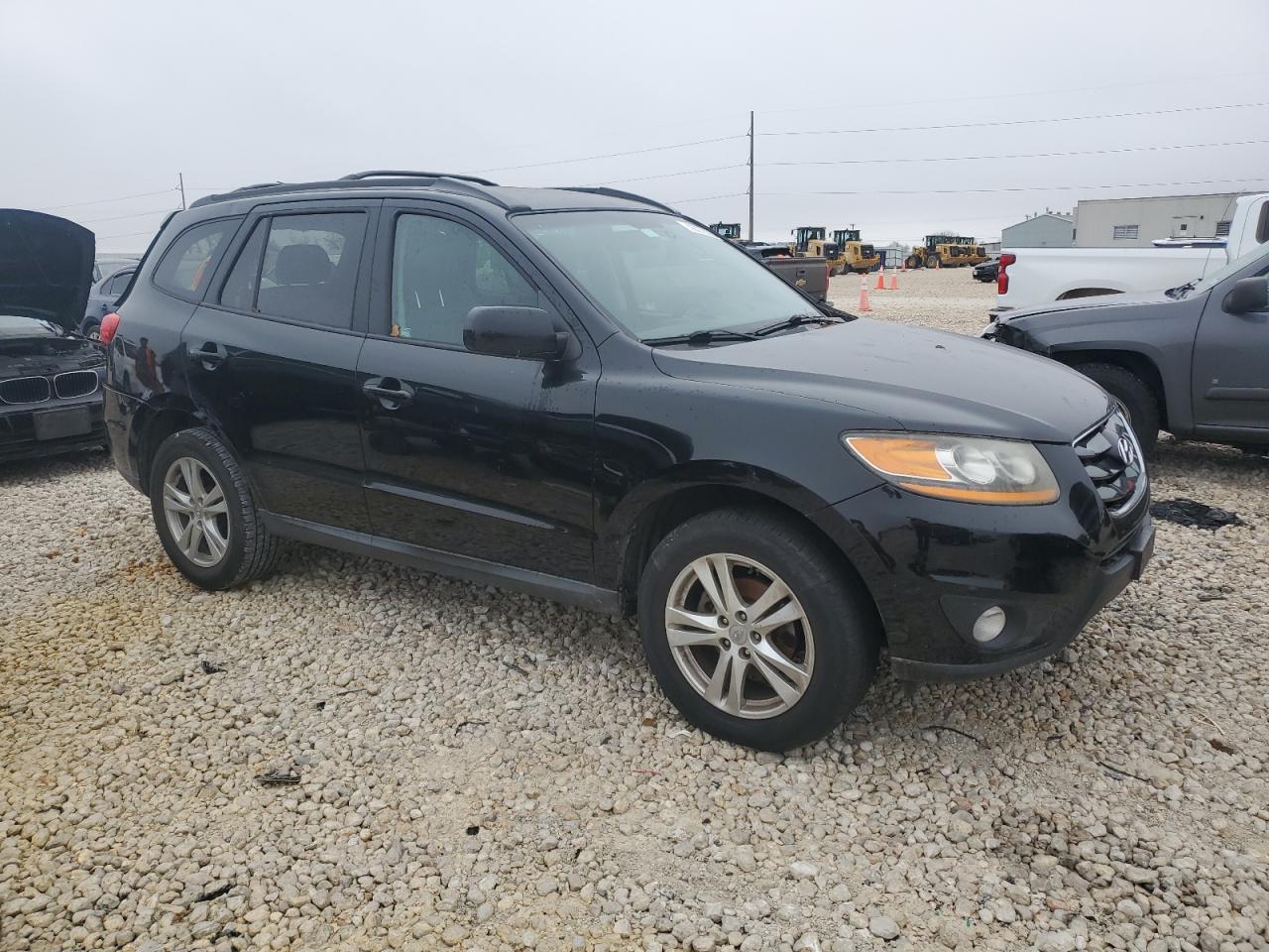 2011 Hyundai Santa Fe VIN 5XYZH4AG9BG070323 Copart auction photo, rear end damage thumbnail 4