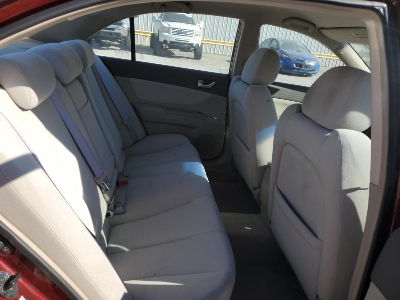 2008 Hyundai Sonata VIN 5NPET46CX8H361059 Copart auction photo, vandalism damage thumbnail 10
