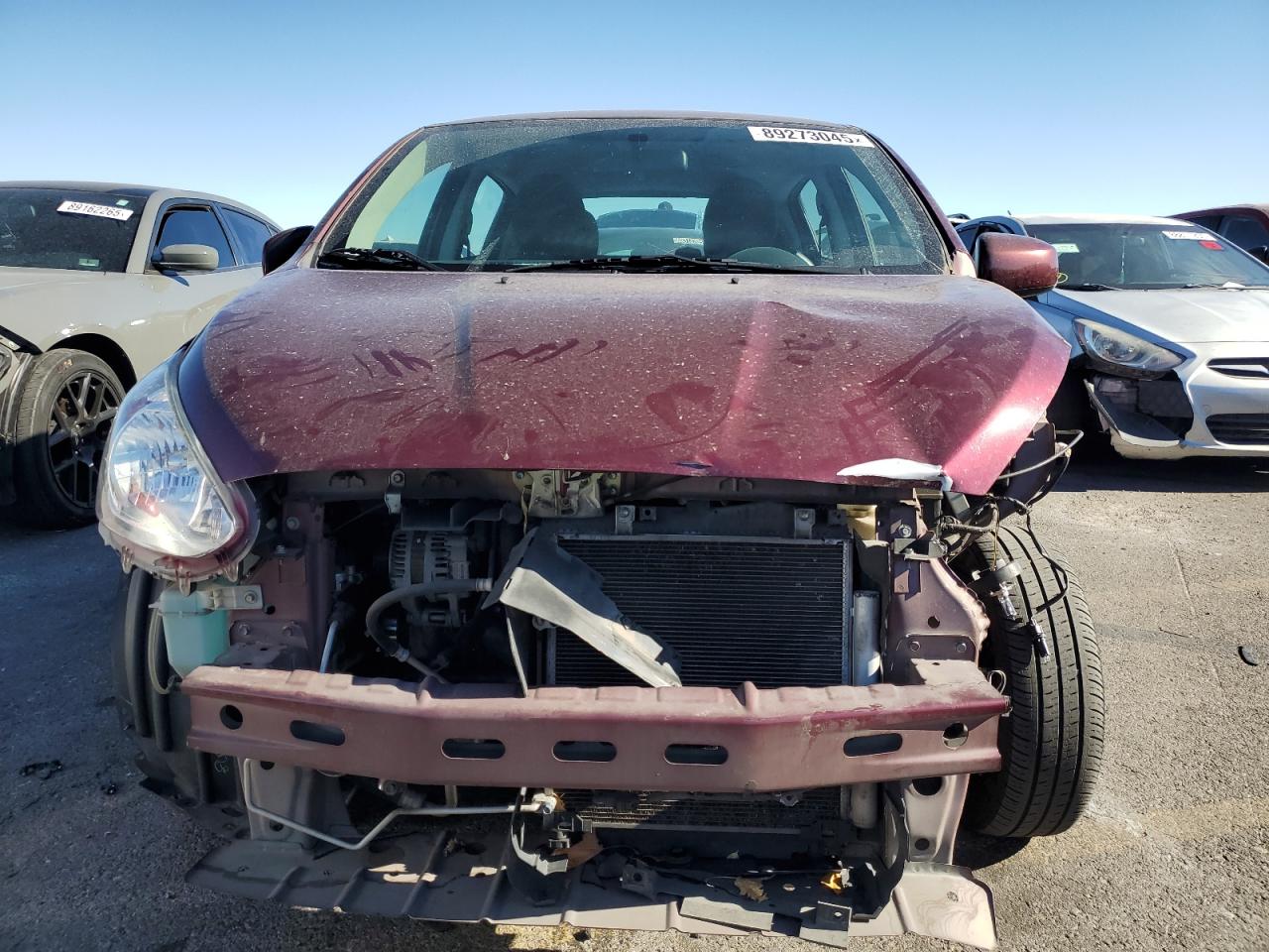 2020 Mitsubishi Mirage VIN ML32A3HJ0LH003543 Copart auction photo, front end damage thumbnail 5
