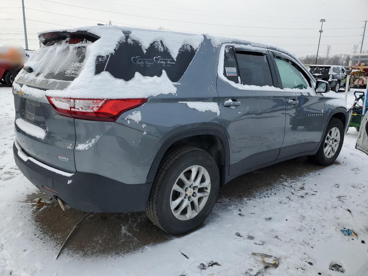 2019 Chevrolet Traverse VIN 1GNERFKW0KJ130882 Copart auction photo, front end damage thumbnail 3