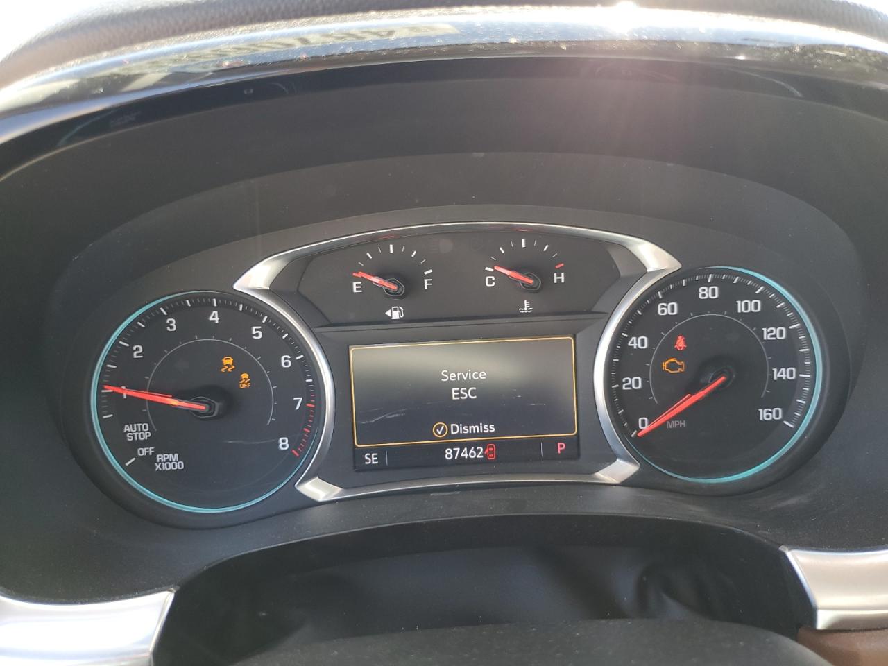 2020 Chevrolet Traverse VIN 1GNEVNKW6LJ146074 Copart auction photo, front end / hail damage thumbnail 9