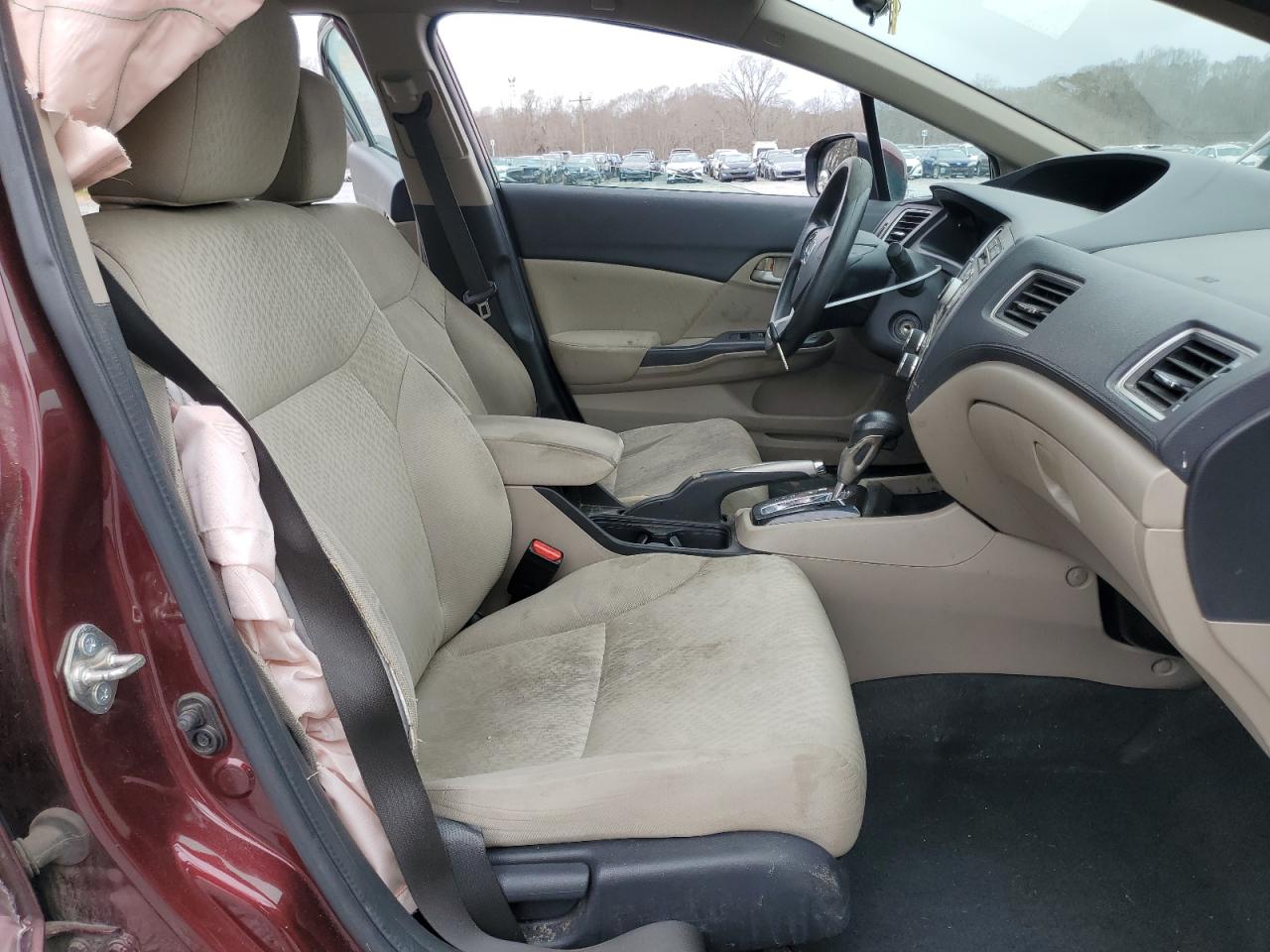 2014 Honda Civic VIN 19XFB2F59EE056276 Copart auction photo, side / front end damage thumbnail 7