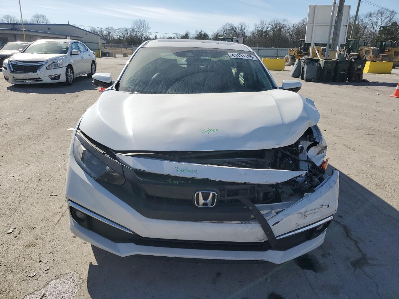 2020 Honda Civic VIN 19XFC1F78LE018138 Copart auction photo, front end damage thumbnail 5