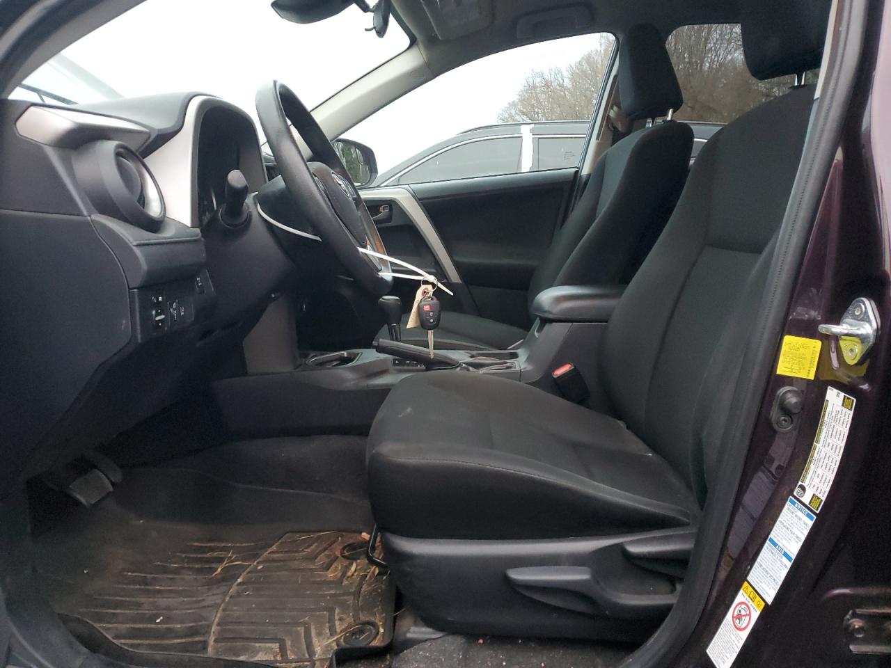 2017 Toyota RAV 4 VIN 2T3BFREV1HW589745 Copart auction photo, rear end damage thumbnail 7