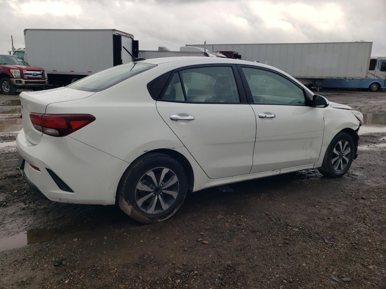 2022 KIA Rio VIN 3KPA24AD1NE501016 Copart auction photo, front end / minor dent/scratches damage thumbnail 3