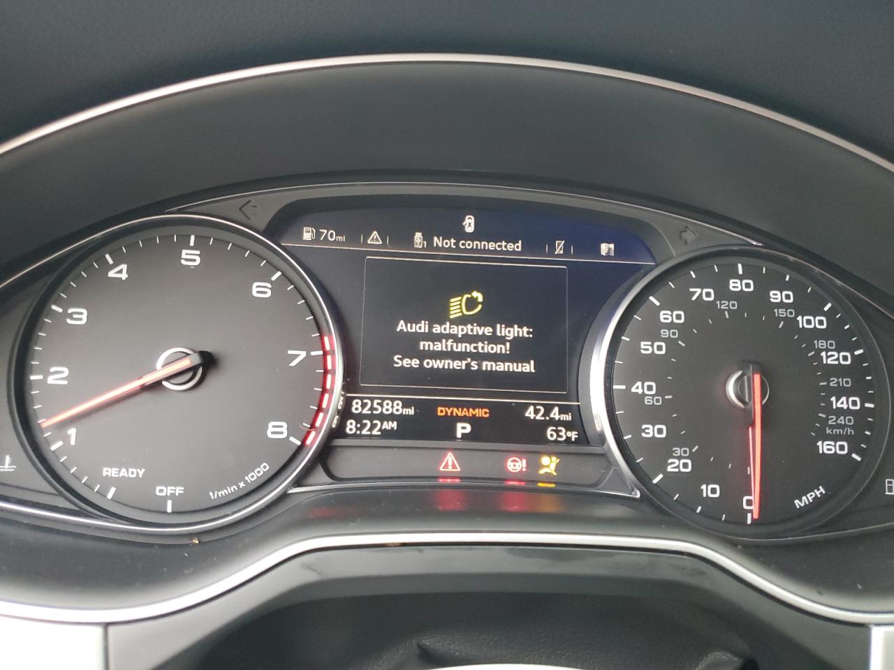 2019 Audi Q7 VIN WA1AHAF75KD018782 Copart auction photo, front end damage thumbnail 9