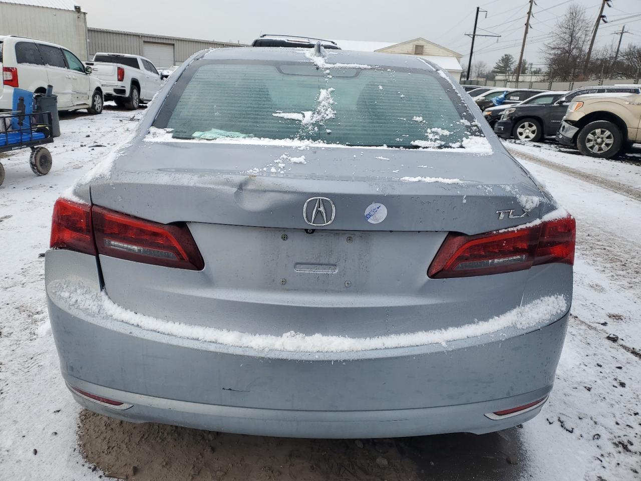 2015 Acura TLX VIN 19UUB1F50FA025389 Copart auction photo, rear end / side damage thumbnail 6
