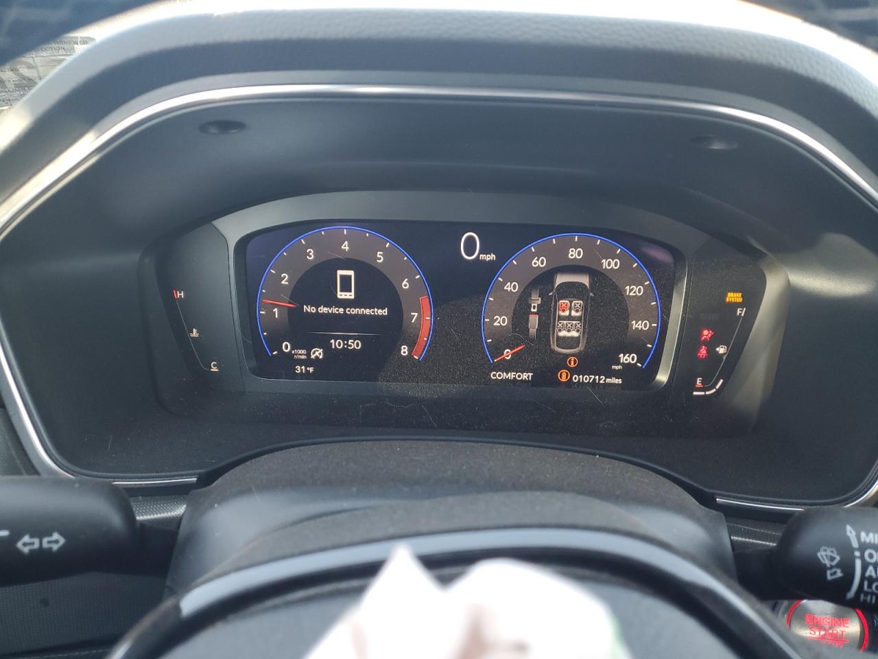 2023 Acura Integra VIN 19UDE4G72PA001332 Copart auction photo, front end damage thumbnail 9