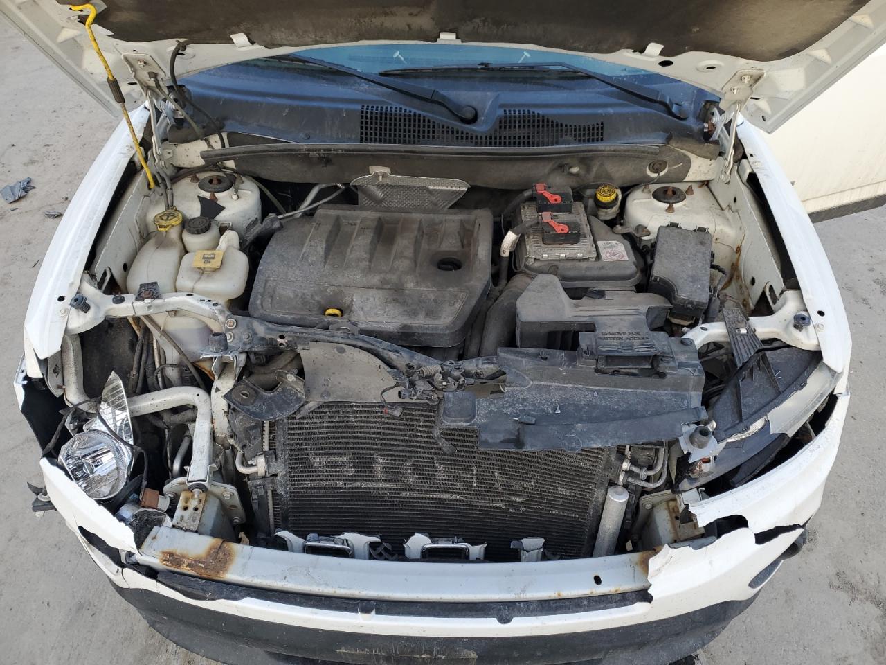 2015 Jeep Compass VIN 1C4NJDEB3FD106626 Copart auction photo, front end / side damage thumbnail 12