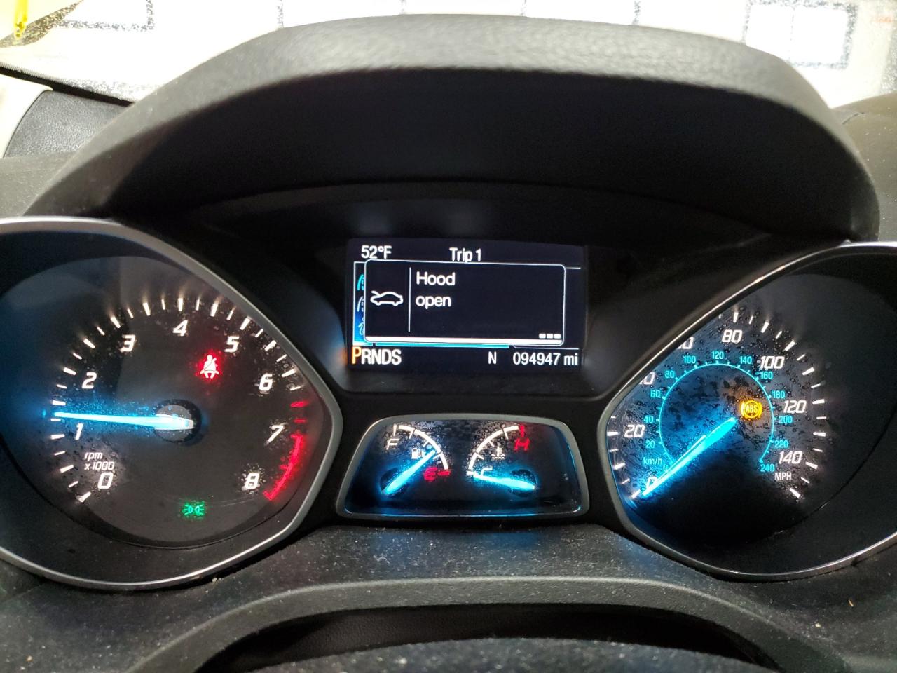 2014 Ford Escape VIN 1FMCU9J94EUD17407 Copart auction photo, front end damage thumbnail 9
