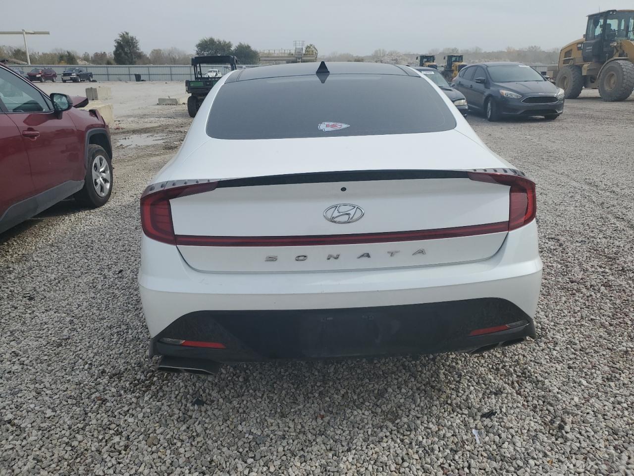2021 Hyundai Sonata VIN 5NPEK4JC0MH116131 Copart auction photo, front end / side damage thumbnail 6