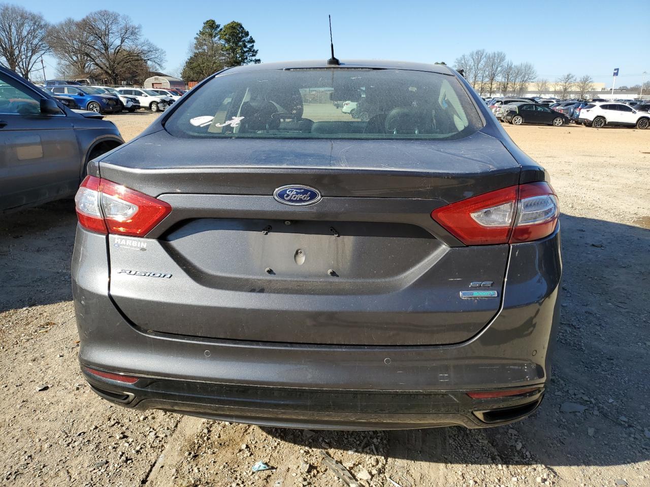 2016 Ford Fusion VIN 3FA6P0H95GR296609 Copart auction photo, front end / side damage thumbnail 6