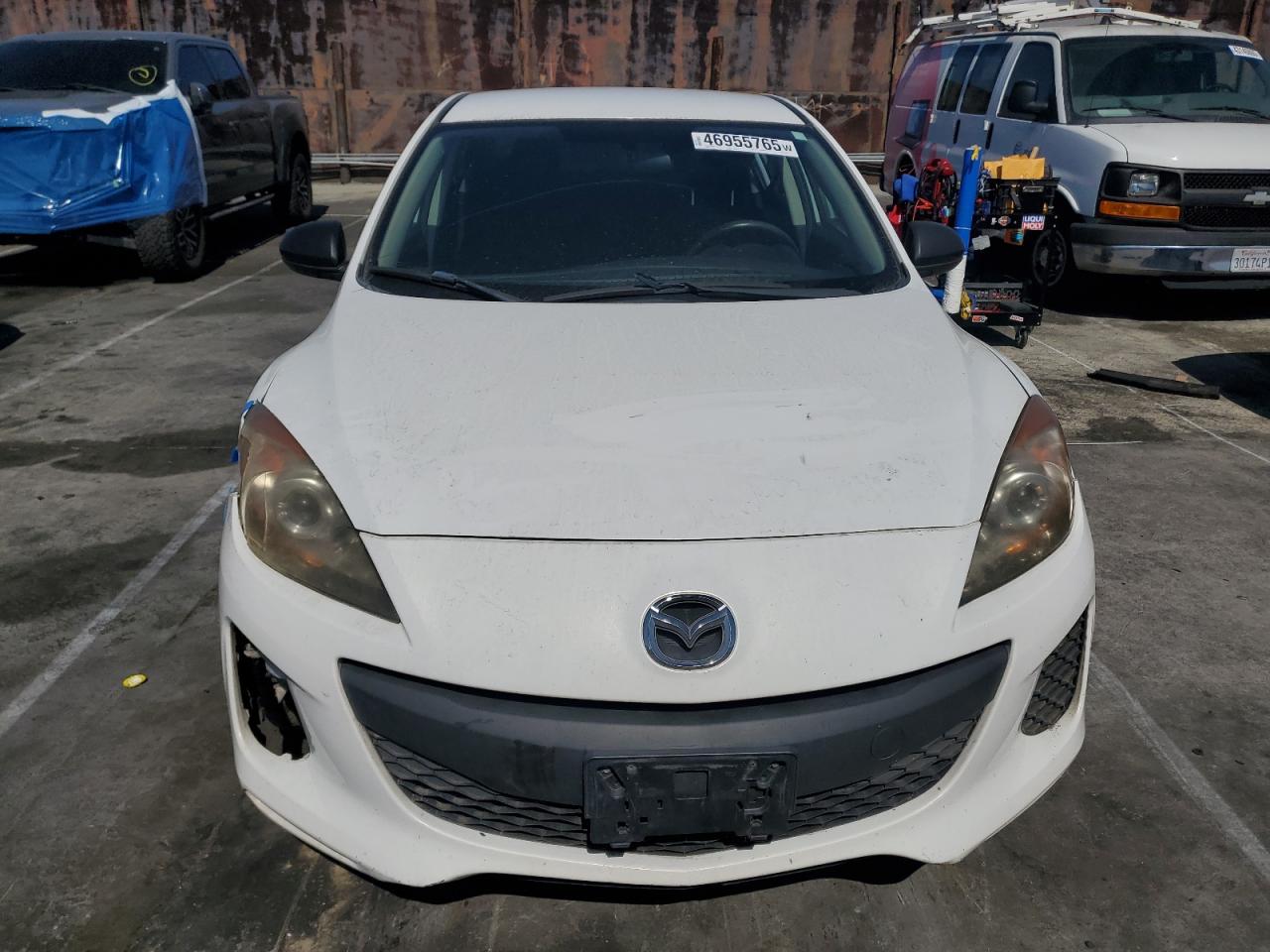 2013 Mazda 3 VIN JM1BL1UP2D1748472 Copart auction photo, front end damage thumbnail 5