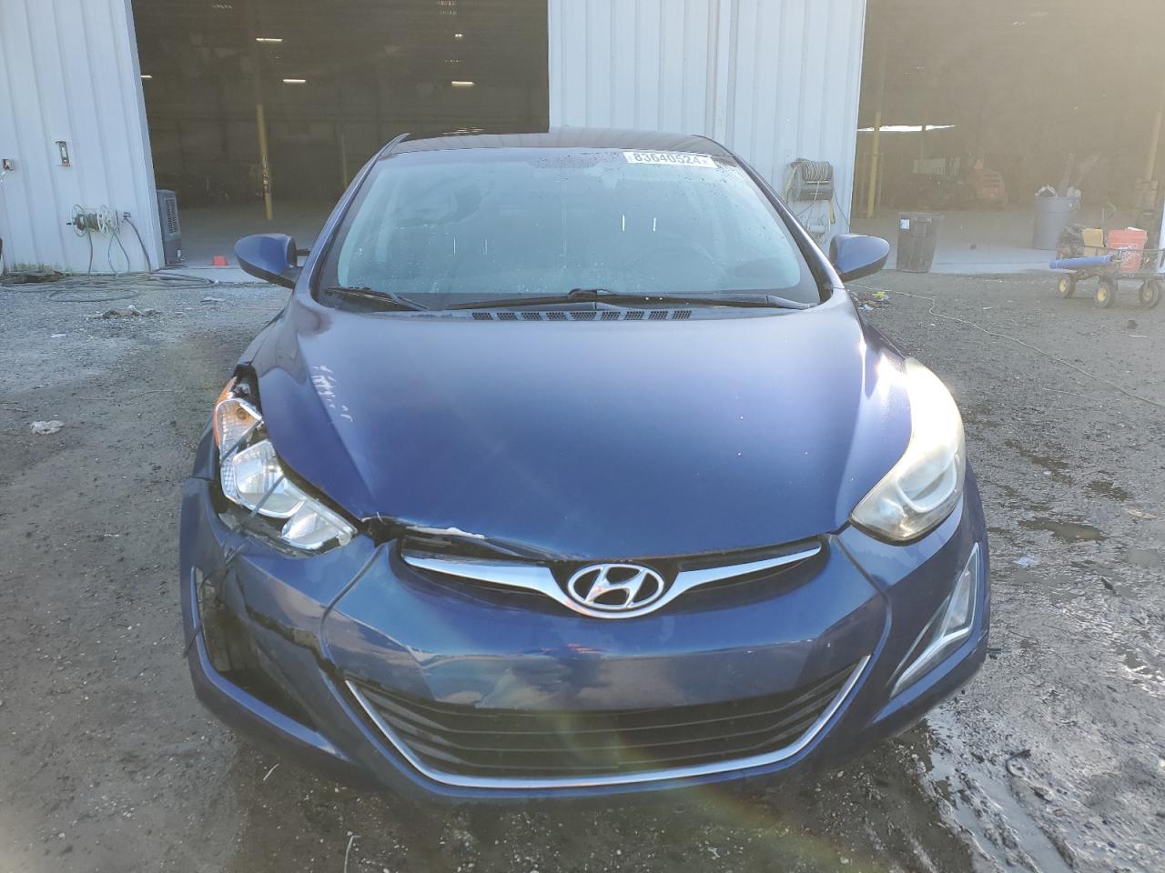 2016 Hyundai Elantra VIN 5NPDH4AE0GH712954 Copart auction photo, front end damage thumbnail 5