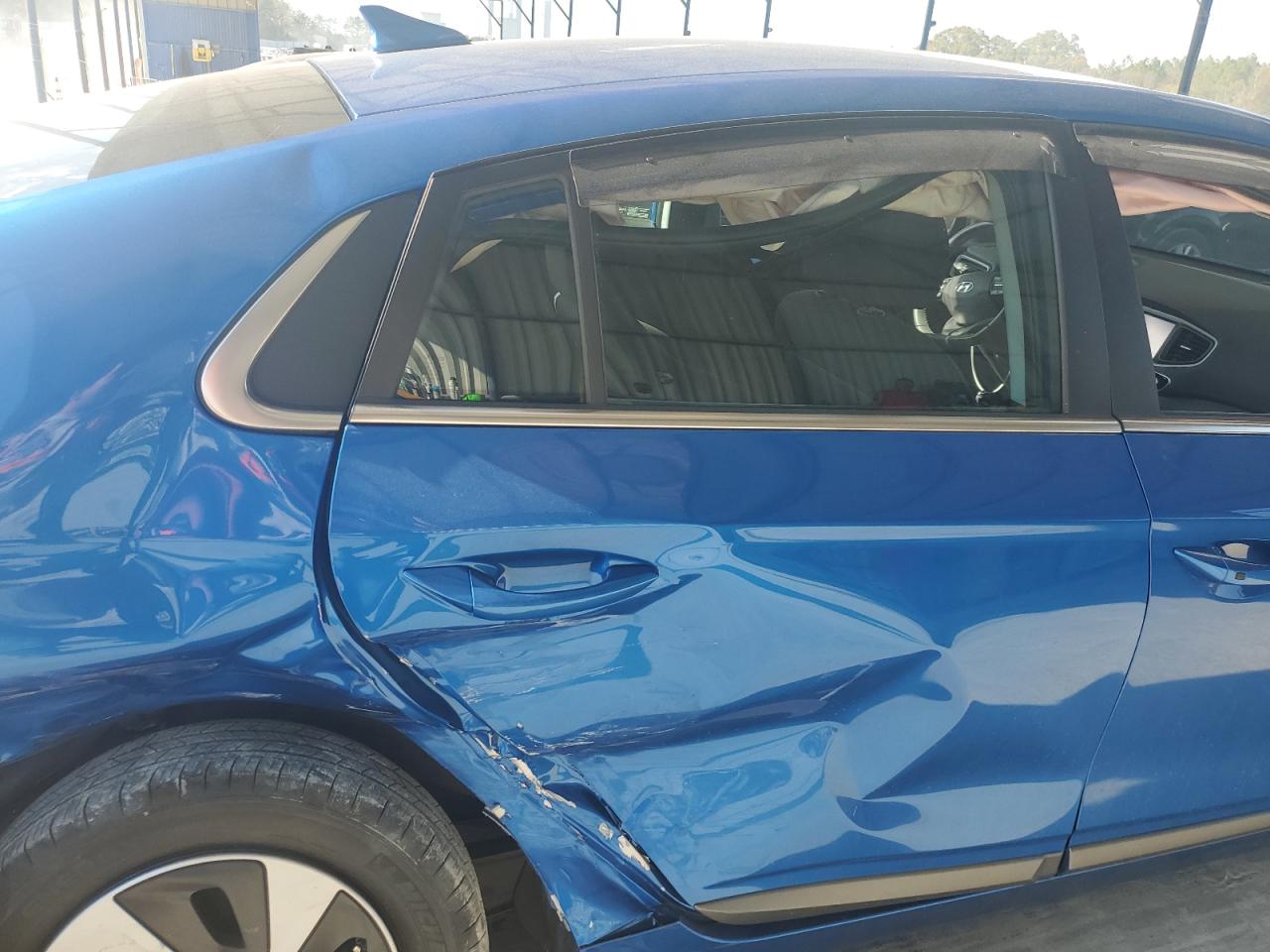 2017 Hyundai IONIQ VIN KMHC75LC8HU028852 Copart auction photo, rear end / side damage thumbnail 10