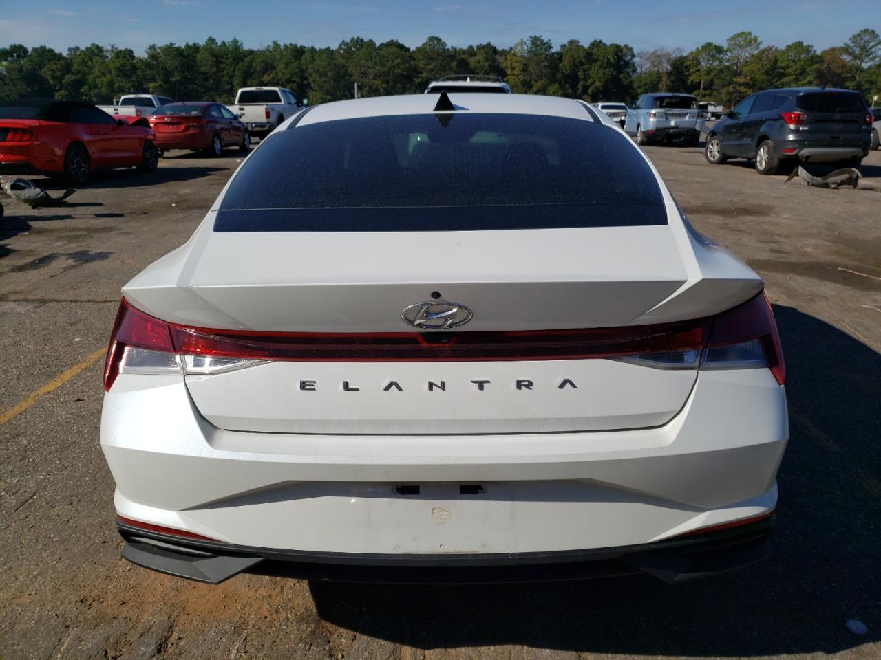 2021 Hyundai Elantra VIN 5NPLM4AG4MH027537 Copart auction photo, front end damage thumbnail 6
