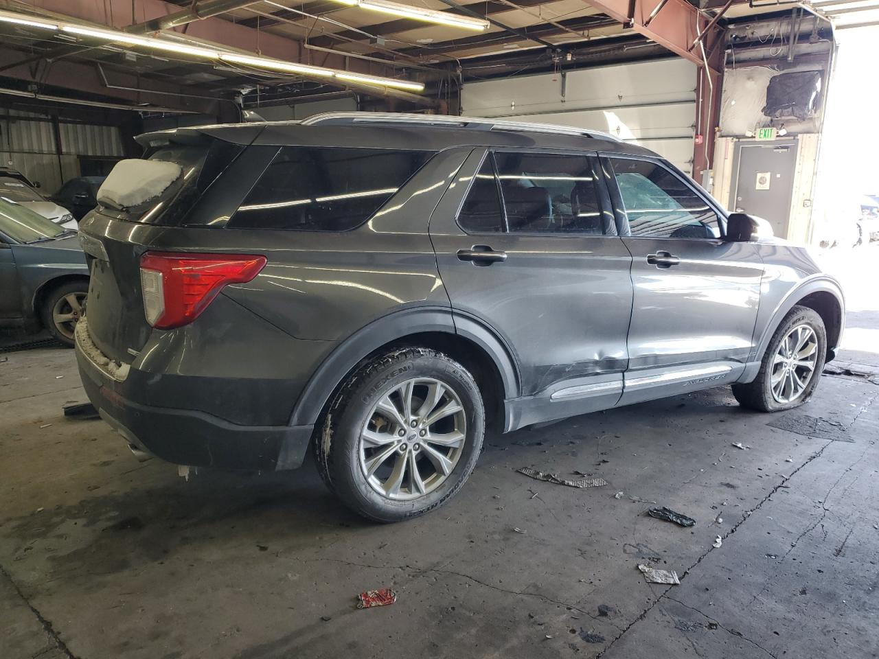 2020 Ford Explorer VIN 1FMSK8FH1LGB86606 Copart auction photo, front end damage thumbnail 3