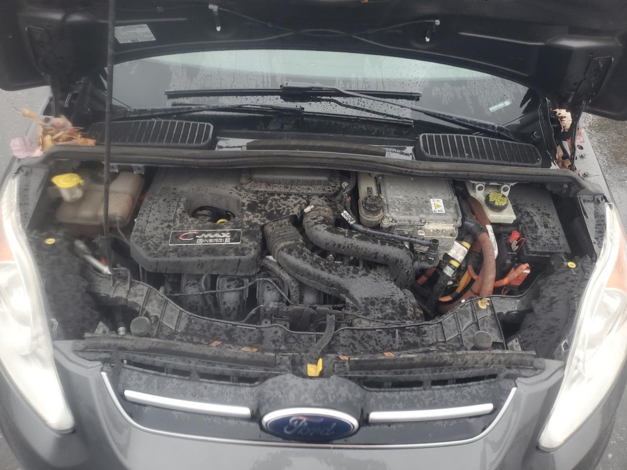 2015 Ford C-MAX VIN 1FADP5CU4FL100804 Copart auction photo, rear end / undercarriage damage thumbnail 11