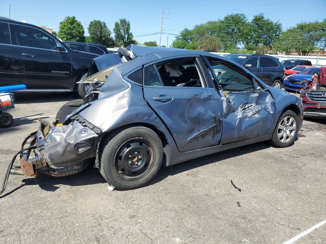2010 Mazda 6 VIN 1YVHZ8BHXA5M38873 Copart auction photo, all over / undercarriage damage thumbnail 3