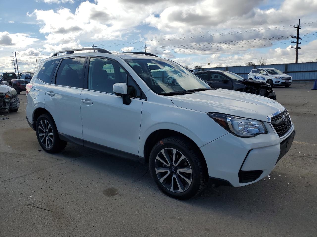 2018 Subaru Forester VIN JF2SJGEC1JH522755 Copart auction photo, front end / undercarriage damage thumbnail 4