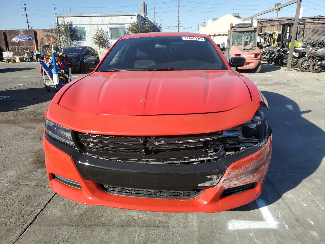 2018 Dodge Charger VIN 2C3CDXBG5JH277541 Copart auction photo, front end damage thumbnail 5