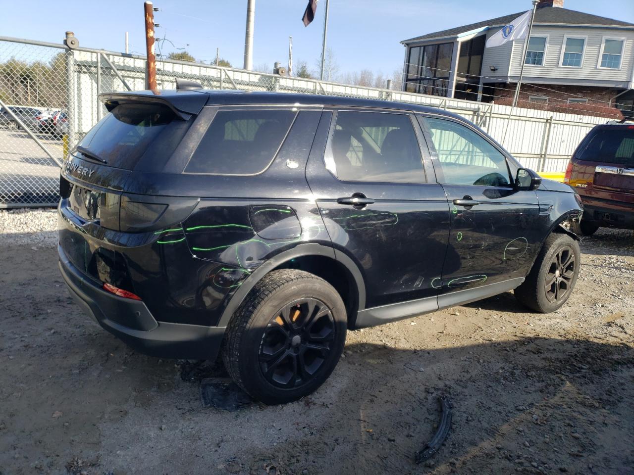 2020 Land Rover Discovery VIN SALCK2FXXLH837151 Copart auction photo, all over damage thumbnail 3