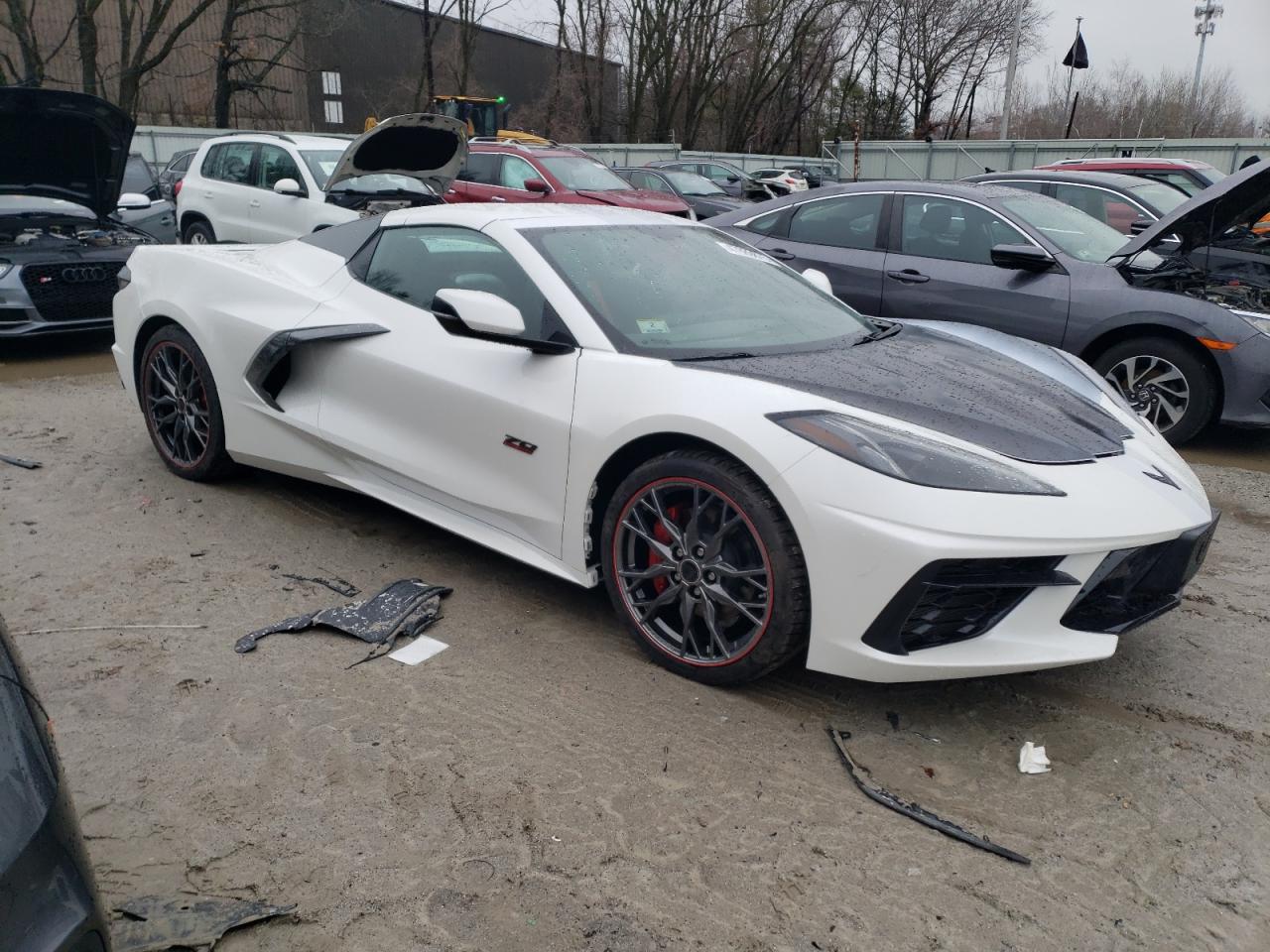 2023 Chevrolet Corvette VIN 1G1YC3D40P5502389 Copart auction photo, front end damage thumbnail 4