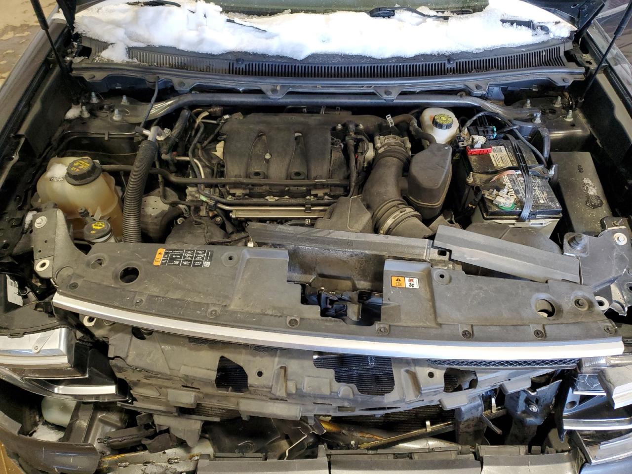 2019 Ford Flex VIN 2FMHK6D82KBA20652 Copart auction photo, front end / side damage thumbnail 12