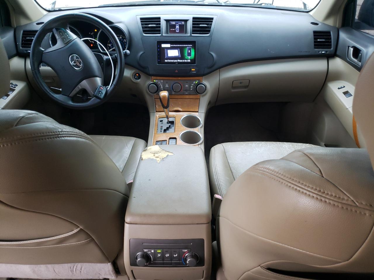 2008 Toyota Highlander VIN JTEEW41A982001341 Copart auction photo, side damage thumbnail 8