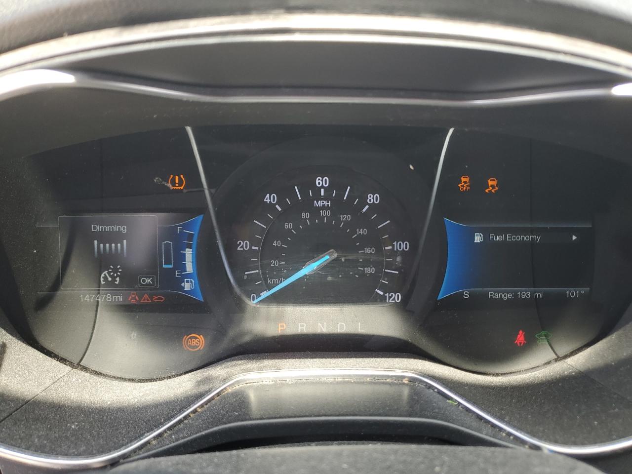 2017 Ford Fusion VIN 3FA6P0LU8HR317840 Copart auction photo, side / rear end damage thumbnail 9