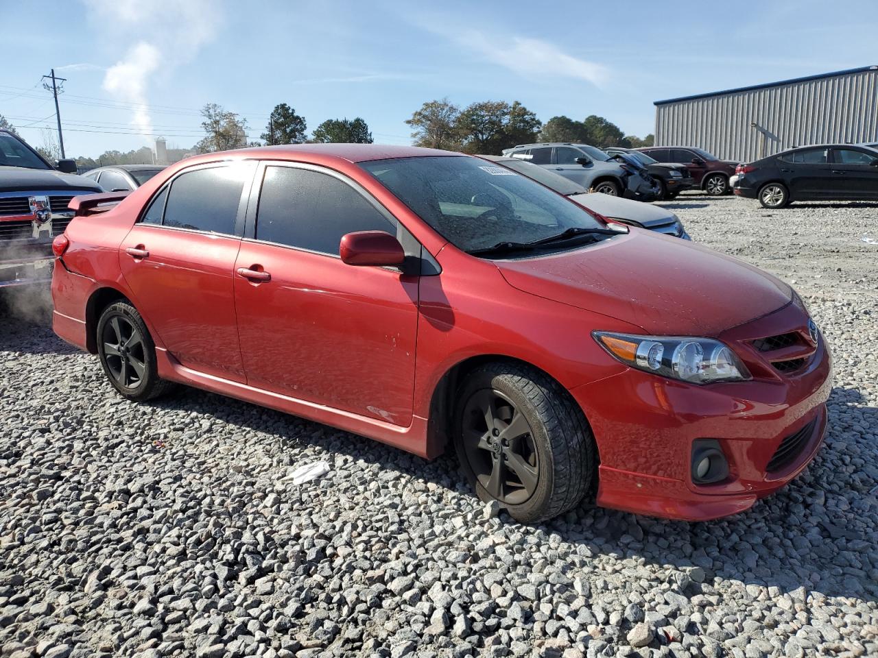 2011 Toyota Corolla VIN 2T1BU4EE1BC537610 Copart auction photo, rear end damage thumbnail 4