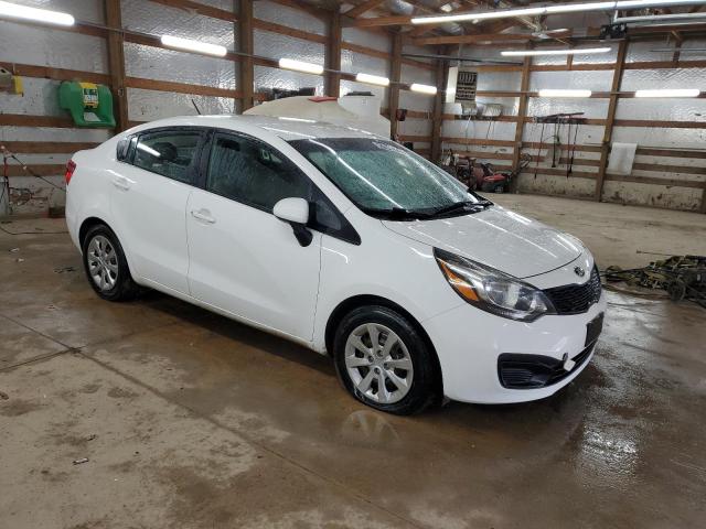 2014 KIA Rio VIN KNADM4A35E6399074 Copart auction photo, normal wear damage thumbnail 4