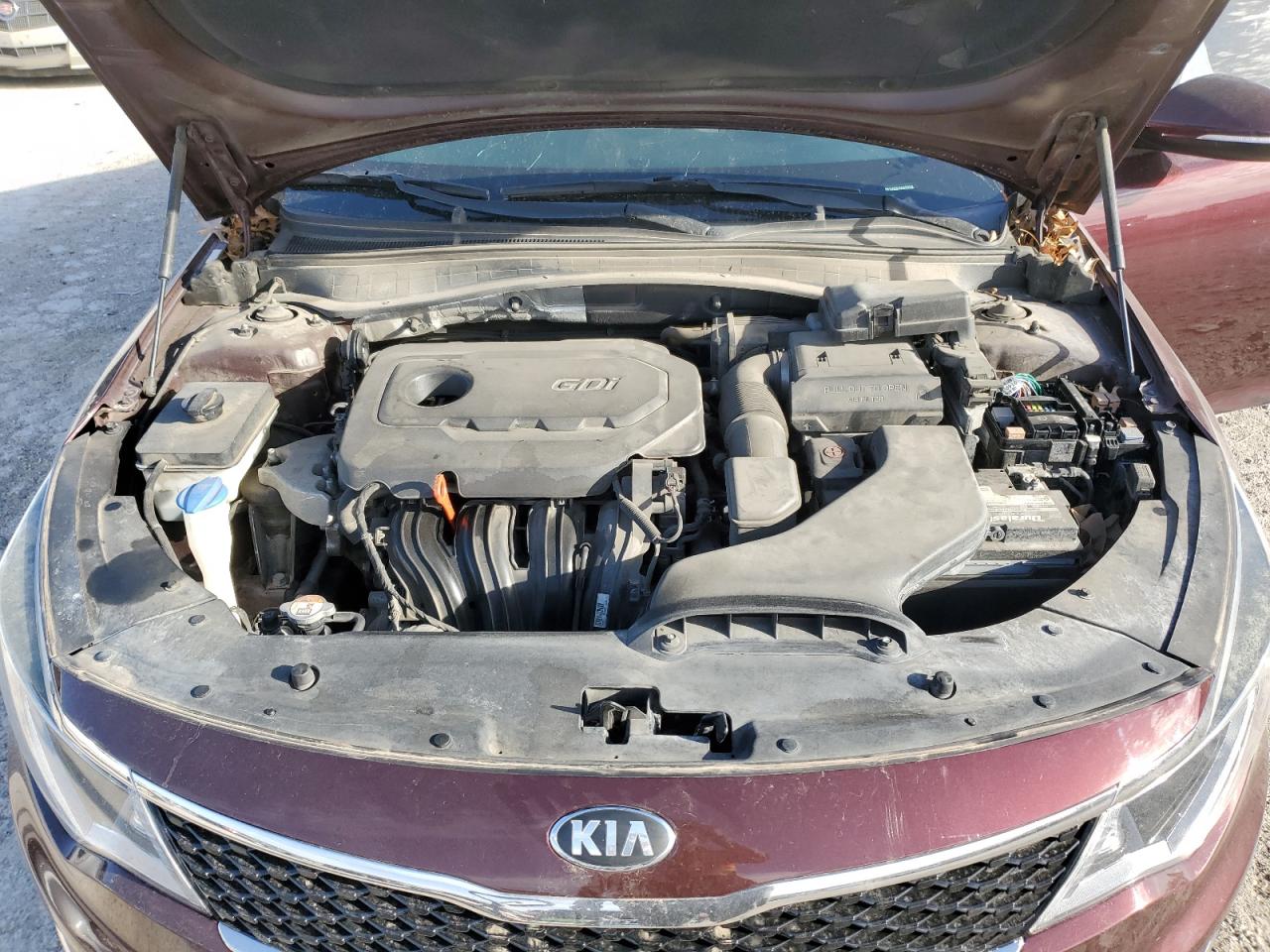 2018 KIA Optima VIN 5XXGT4L31JG198252 Copart auction photo, vandalism damage thumbnail 11