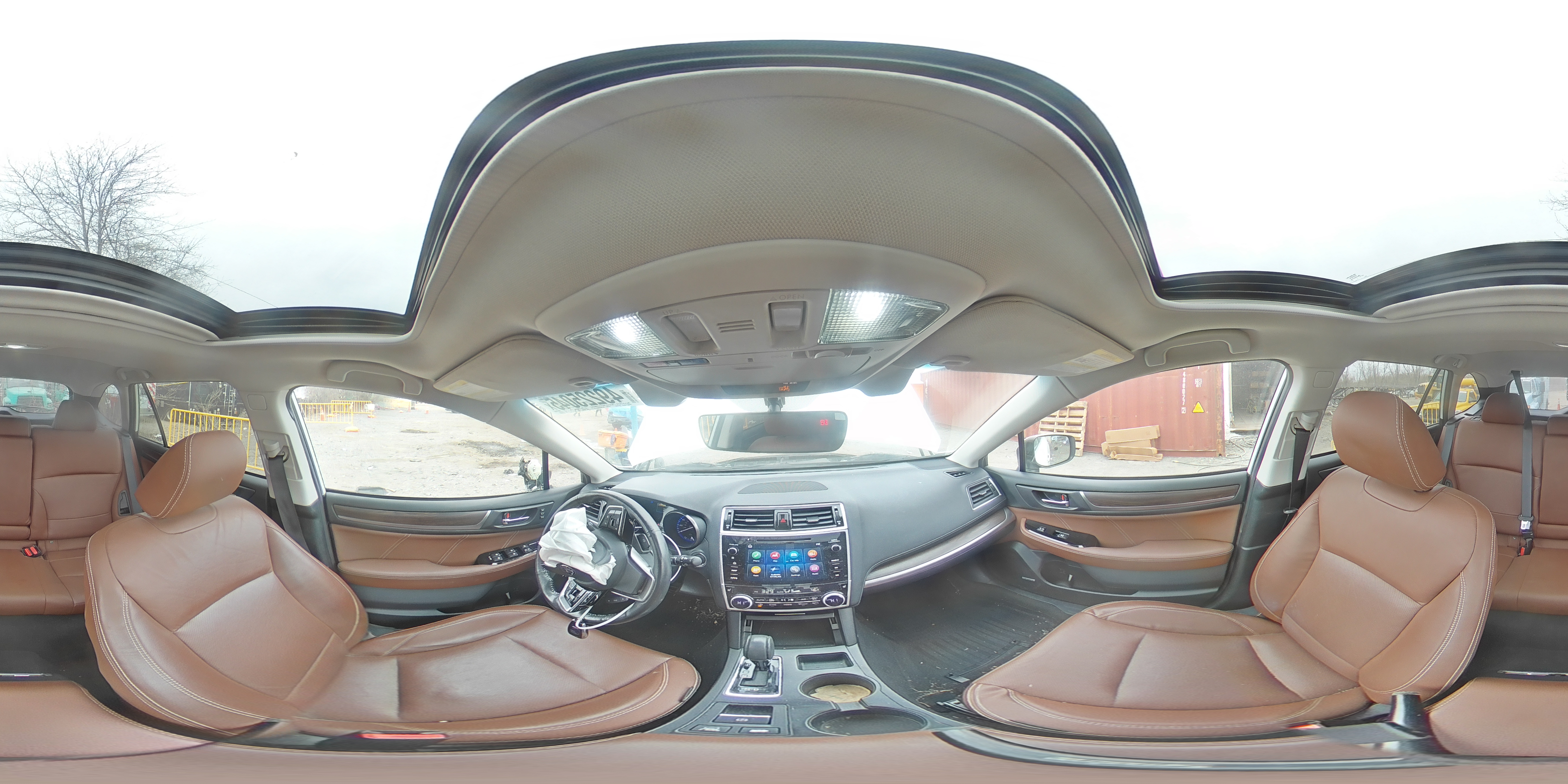 2019 Subaru Outback VIN 4S4BSATC1K3271712 Copart auction photo, front end / side damage thumbnail 14
