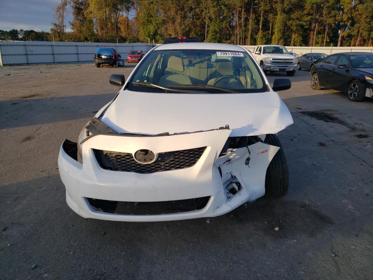 2010 Toyota Corolla VIN 2T1BU4EE2AC370687 Copart auction photo, front end / undercarriage damage thumbnail 5