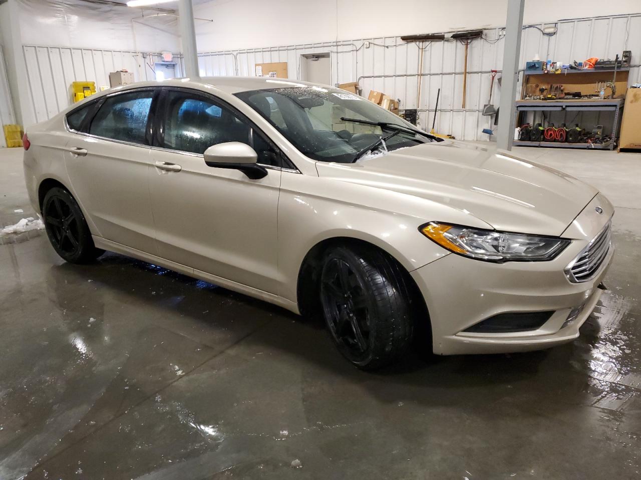 2017 Ford Fusion VIN 3FA6P0LU1HR381430 Copart auction photo, front end / side damage thumbnail 4