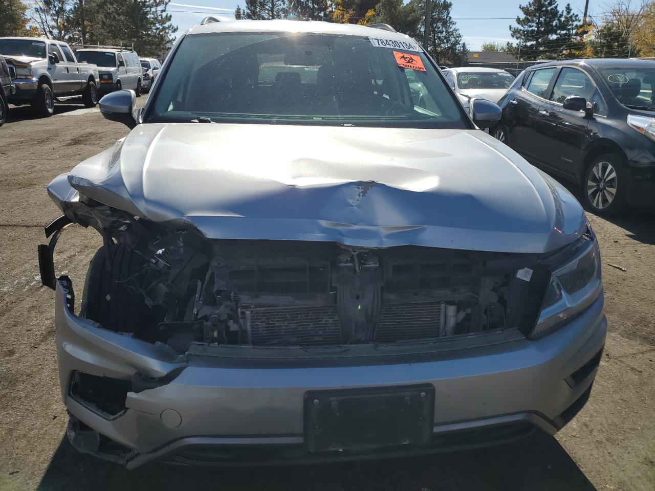 2020 Volkswagen Tiguan VIN 3VV0B7AX1LM131469 Copart auction photo, front end damage thumbnail 5
