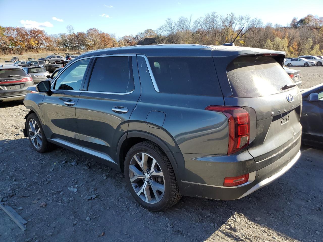 2022 Hyundai Palisade VIN KM8R3DHE8NU453297 Copart auction photo, front end / minor dent/scratches damage thumbnail 2