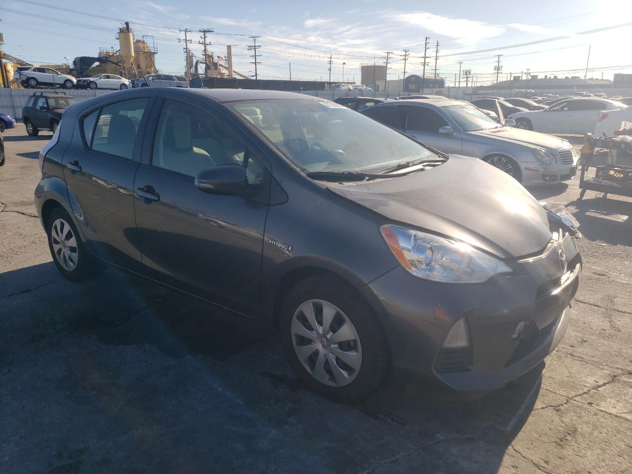 2014 Toyota Prius VIN JTDKDTB38E1572814 Copart auction photo, front end damage thumbnail 4