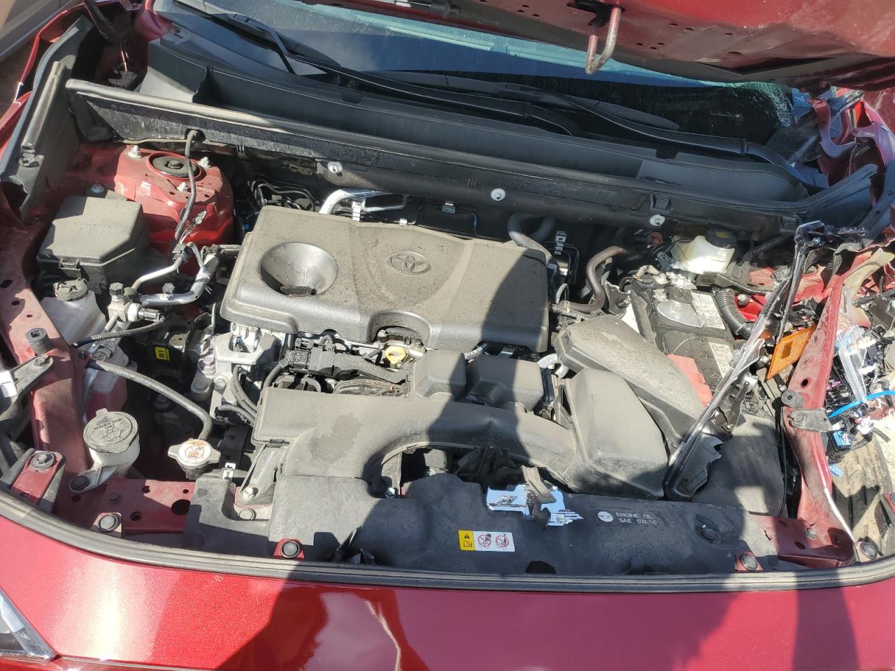 2022 Toyota RAV 4 VIN 2T3P1RFV7NW282143 Copart auction photo, front end / rear end damage thumbnail 12