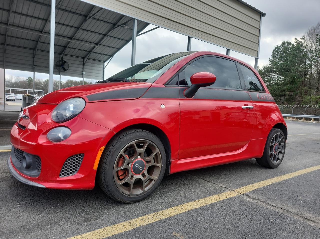2013 Fiat 500 VIN 3C3CFFHHXDT746395 Copart auction photo, minor dent/scratches / normal wear damage thumbnail 2