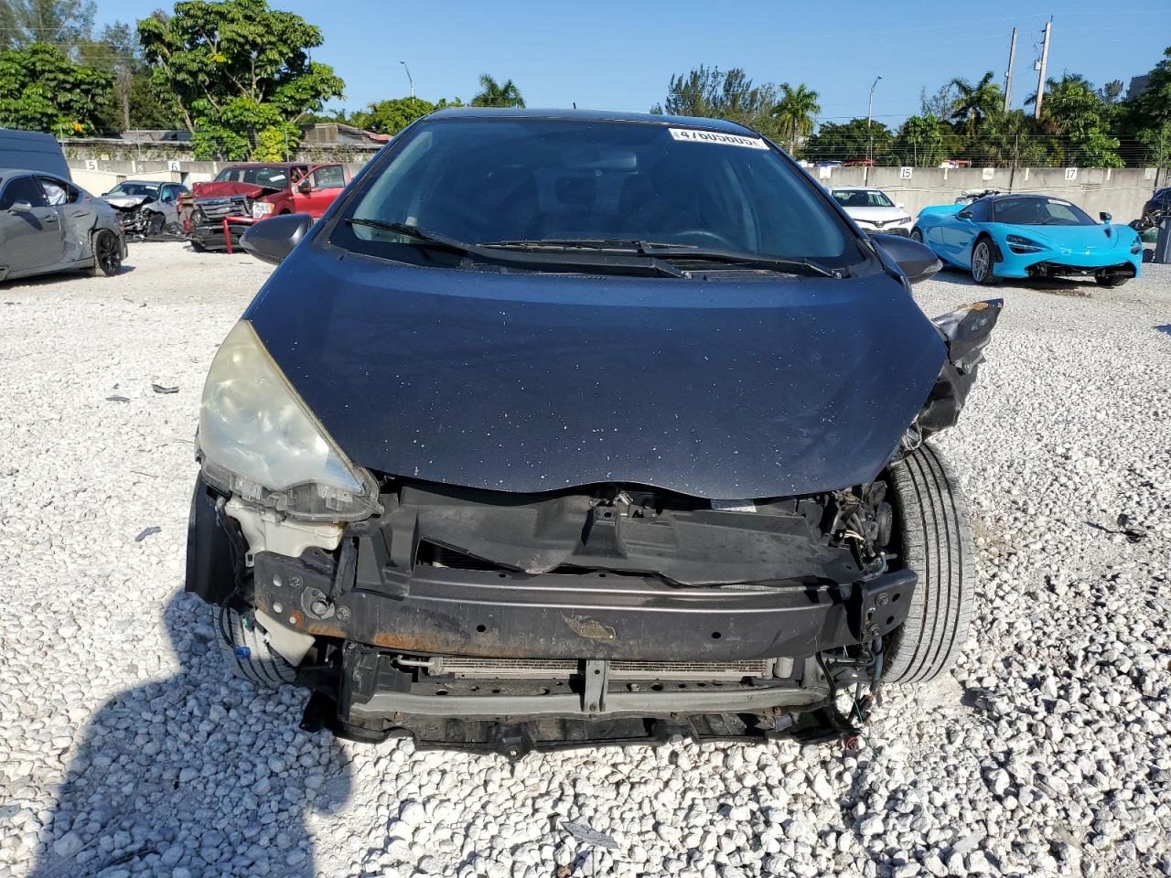 2013 Toyota Prius VIN JTDKDTB37D1544582 Copart auction photo, front end / minor dent/scratches damage thumbnail 5