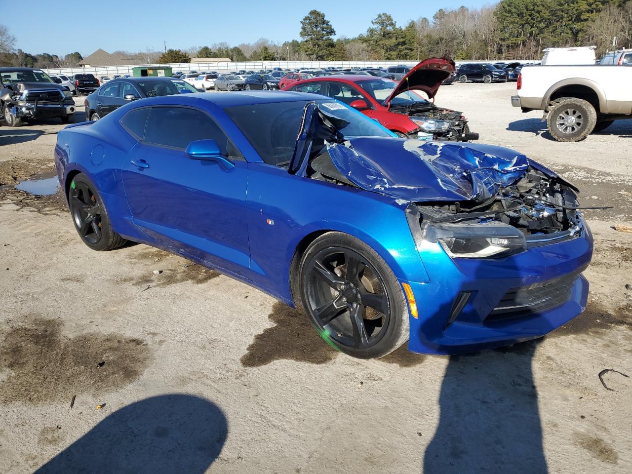 2018 Chevrolet Camaro VIN 1G1FB1RS3J0100442 Copart auction photo, front end damage thumbnail 4