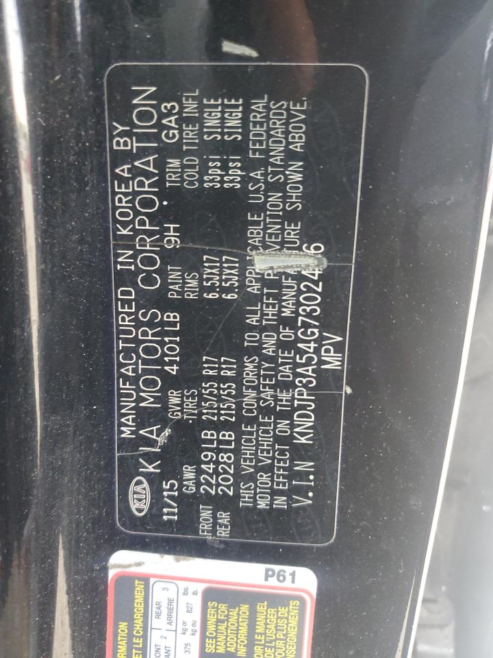2016 KIA Soul VIN KNDJP3A54G7302436 Copart auction photo, minor dent/scratches damage thumbnail 13