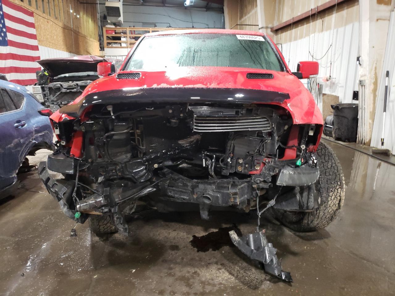 2012 Dodge RAM VIN 1C6RD7MTXCS247325 Copart auction photo, front end / all over damage thumbnail 5