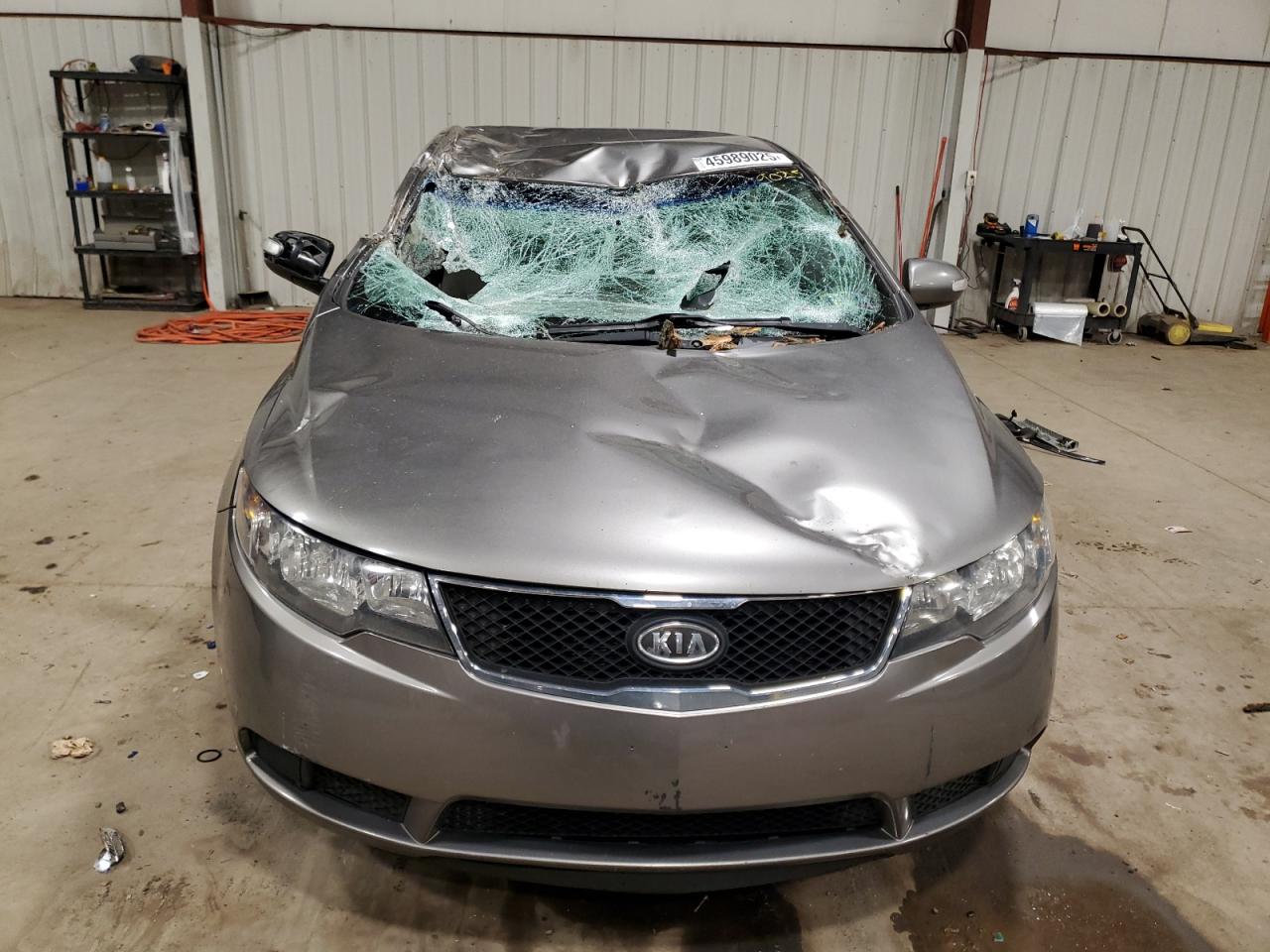 2010 KIA Forte VIN KNAFU4A22A5271178 Copart auction photo, top/roof / rear end damage thumbnail 5