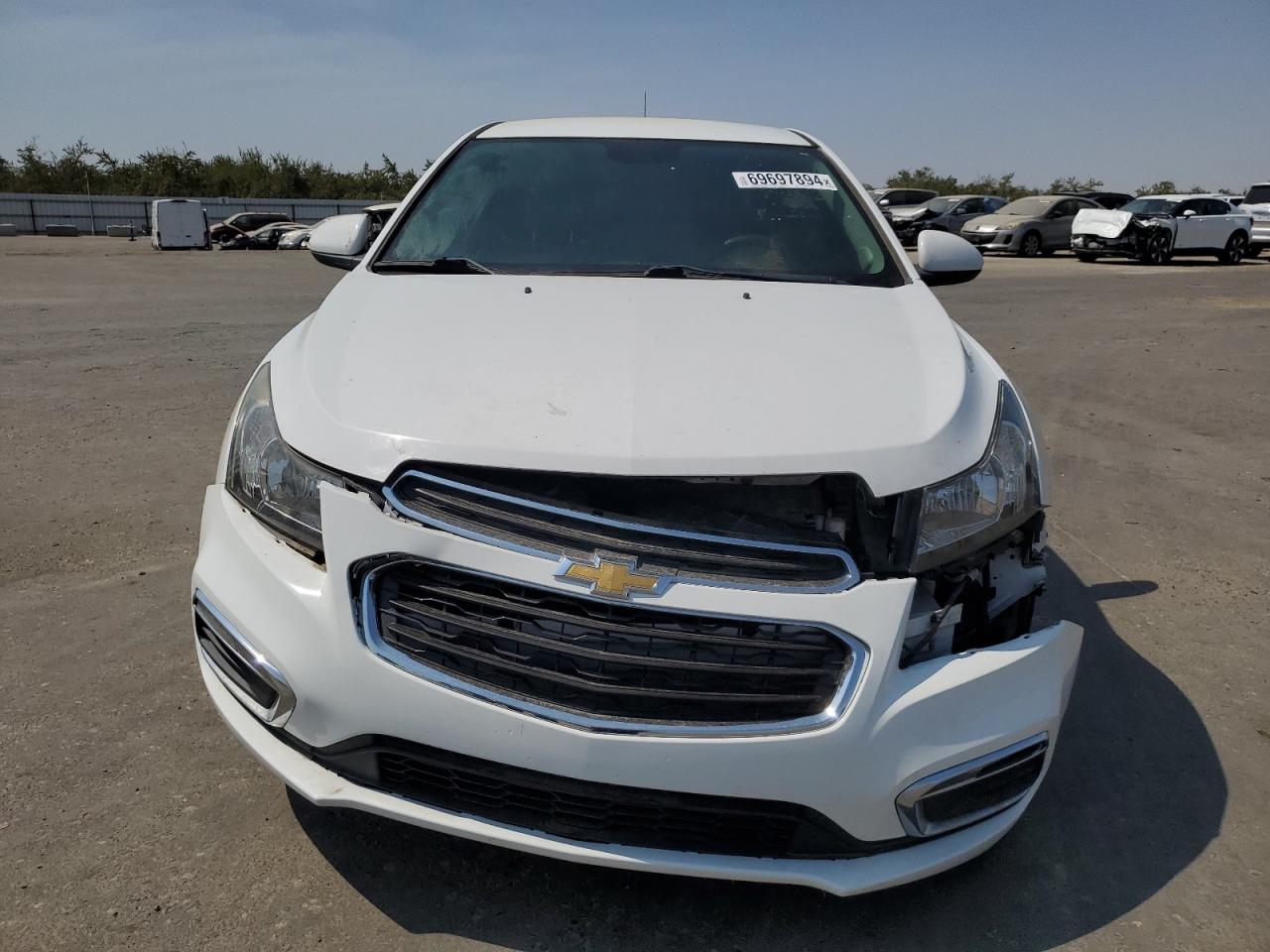 2016 Chevrolet Cruze VIN 1G1PE5SB0G7216999 Copart auction photo, front end / side damage thumbnail 5