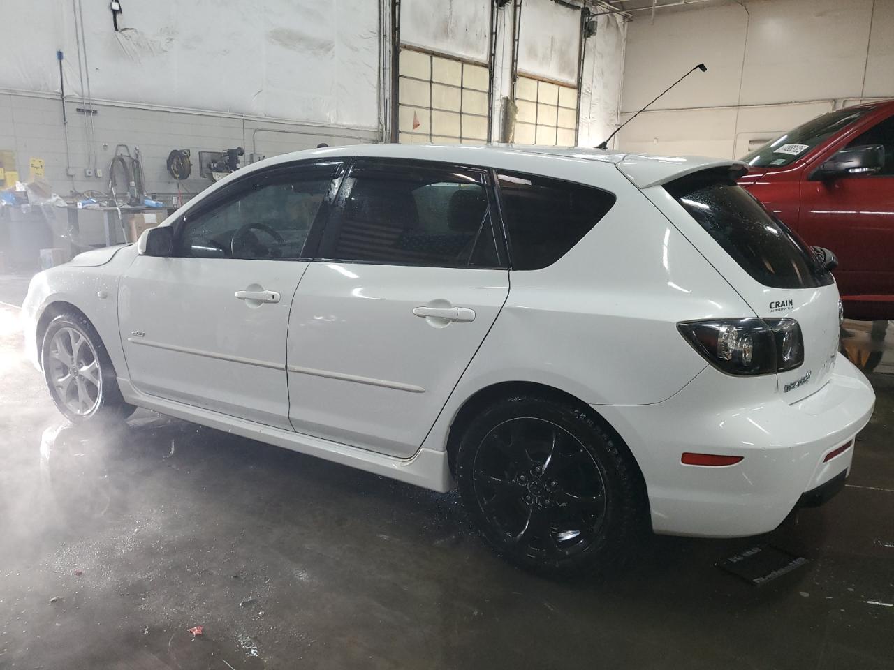 2008 Mazda 3 VIN JM1BK343881778870 Copart auction photo, front end / hail damage thumbnail 2